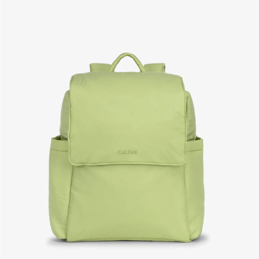 Calpak Convertible Diaper Backpack in Lime - Picture 5 of 8
